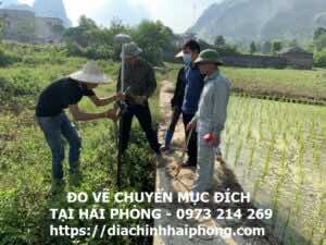 đo vẽ chuyển mục đích sử dụng đất tại Hải Phòng